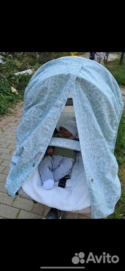 Летний кит на коляску stokke