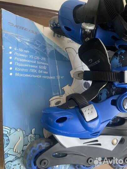 Роликовые коньки раздвижные