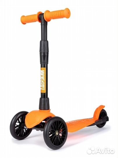 Самокат детский baby оранжевый