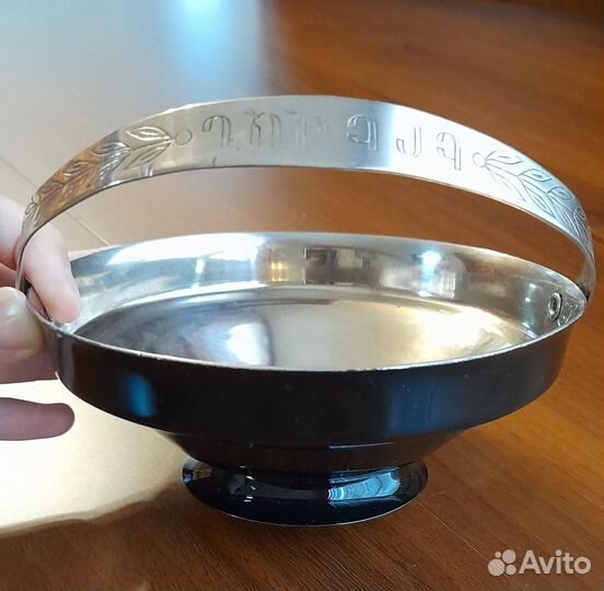 Сахарница. Мельхиор. СССР. Ереван