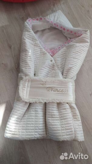 Конверт на выписку для девочки демисезонный