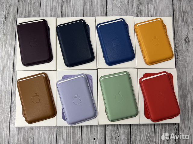 Leather Wallet Magsafe с Анимацией для iPhone 12