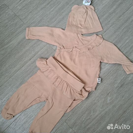 Вещи пакетом на девочку (56-68)