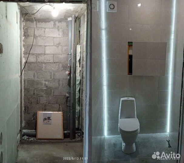 Плиточник, с/у под ключ