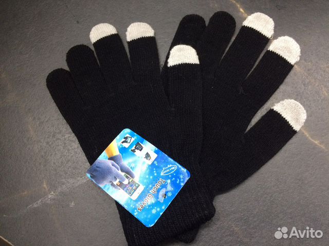 Перчатки р7-8 с контактными пальцами