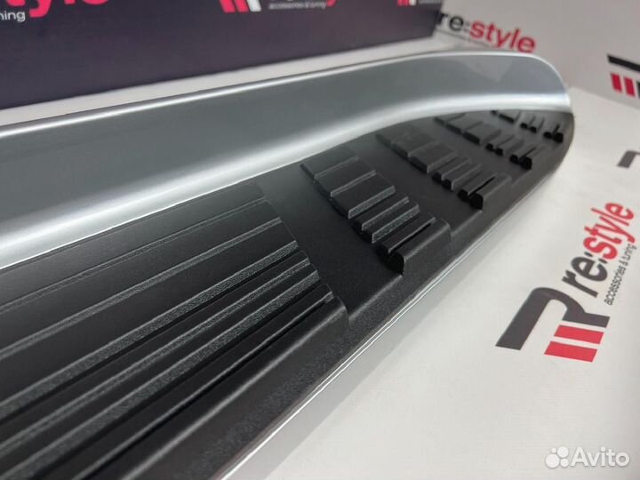 Подножки Land Cruiser Prado 120 Серебро S2559