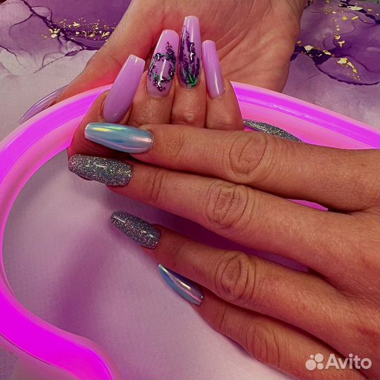 Маникюр с покрытием гель-лаком