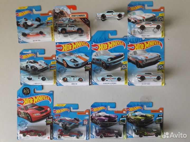 Hot Wheels Gulf Porsche Ford Chevy хот вилс