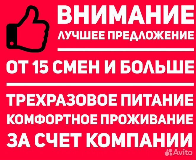 Разнорабочий вахтой Домодедово