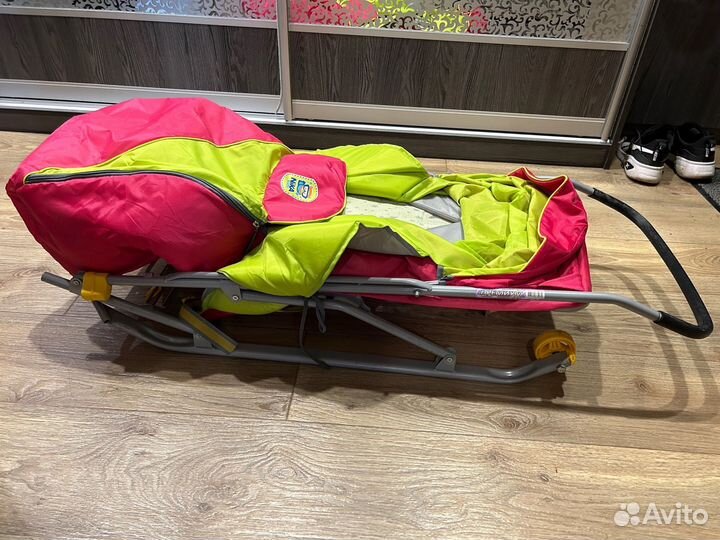 Коляска санки nika