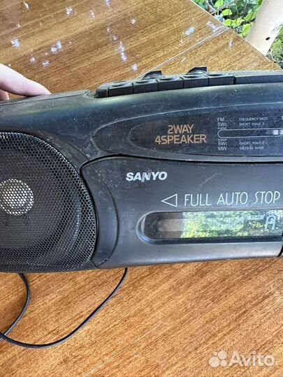 Магнитофон с радио на дачу, бу