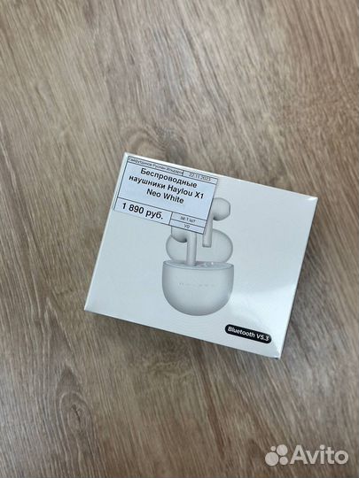 Беспроводные наушники Haylou X1 Neo White