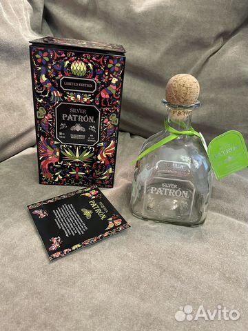 Бутылка Tequila Patron пустая