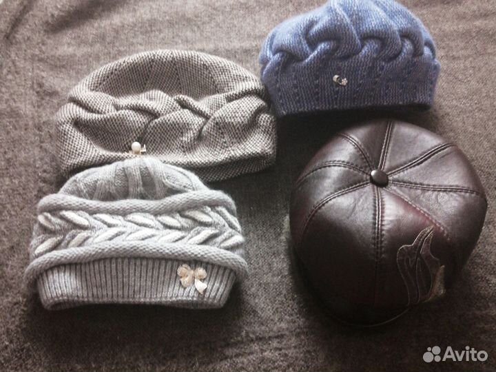 Берет, шапочки женские, норковая шапочка