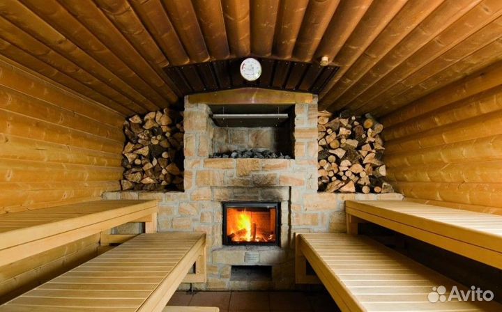 Установка банных печей дровяных и электрических