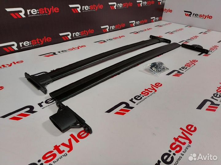 Рейлинги поперечные Lexus RX330 Черные N2088