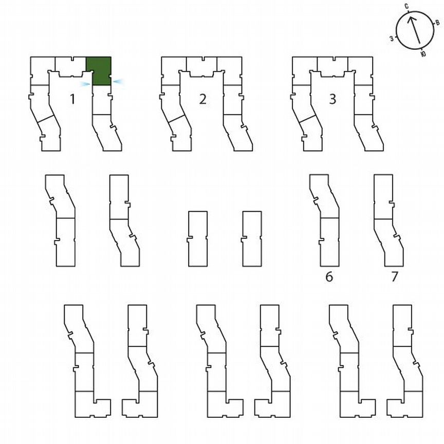 2-к. квартира, 60,2 м², 2/3 эт.