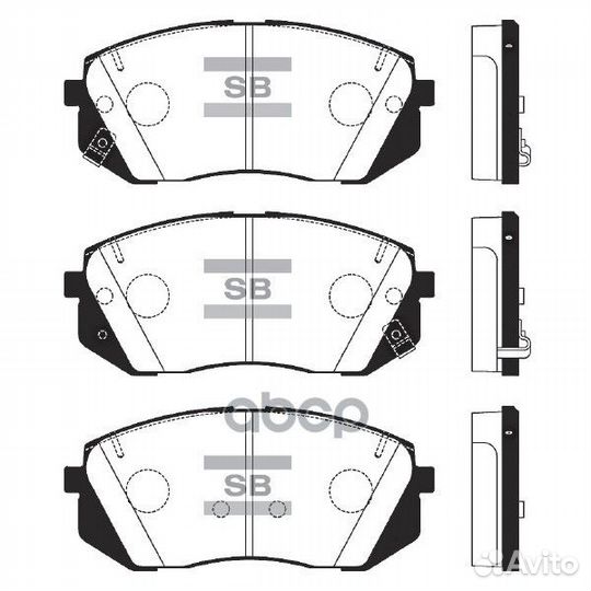 Колодки тормозные KIA optima 16- передние 16 SP