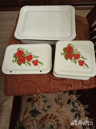 Эмалированная посуда для холодца