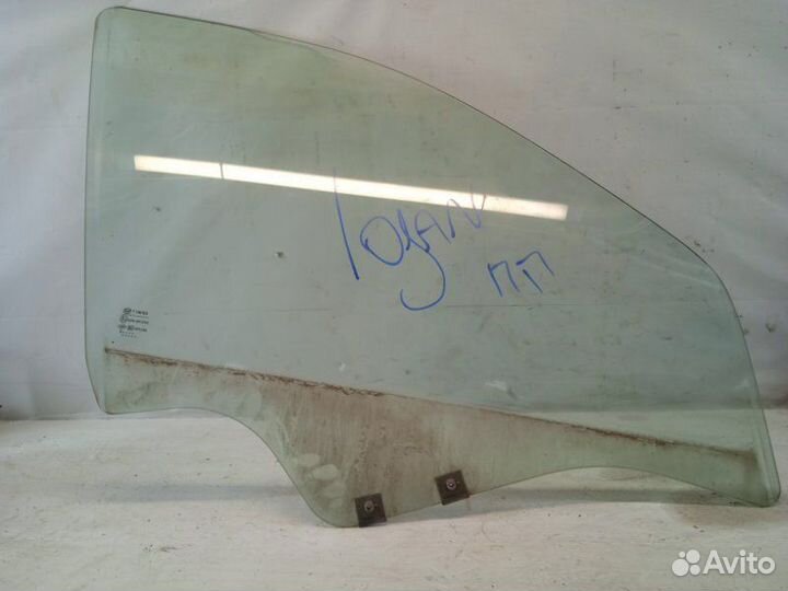 Стекло двери переднее правое Renault Logan 1 2012