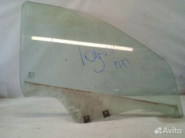 Стекло двери переднее правое Renault Logan 1 2012