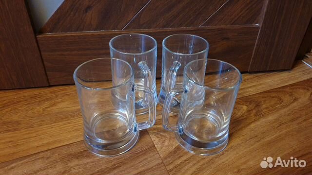 Кружки пивные новые 4шт