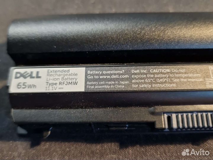 Аккумулятор для ноутбука dell