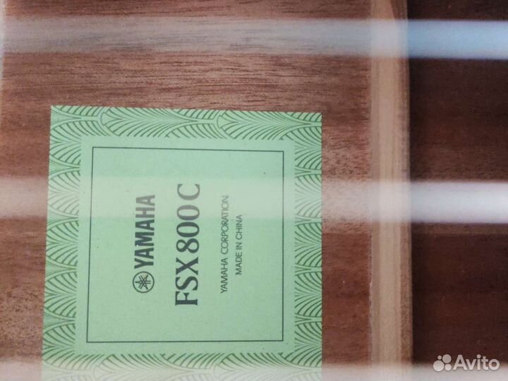 Акустическая гитара yamaha FSX 800C