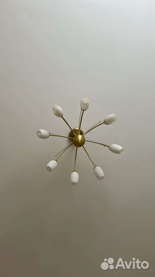Люстра потолочная хрустальная