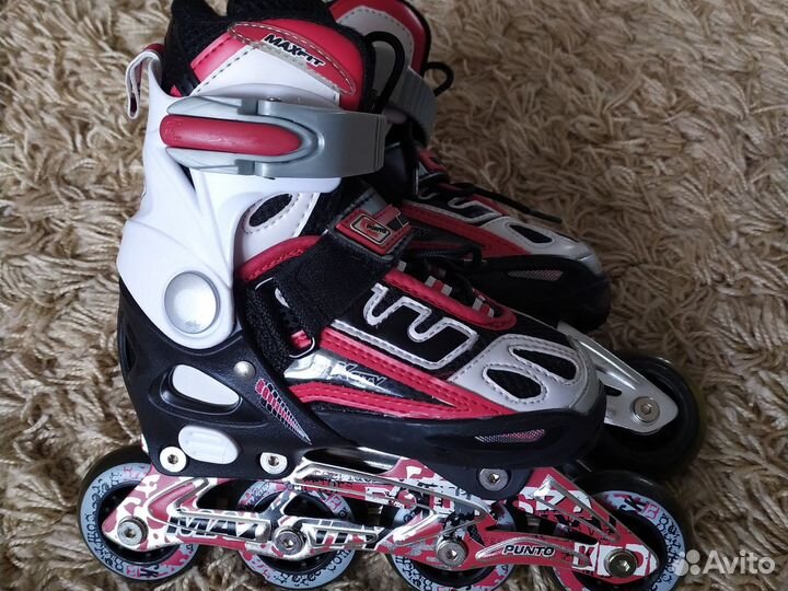 Роликовые коньки детские раздвижные