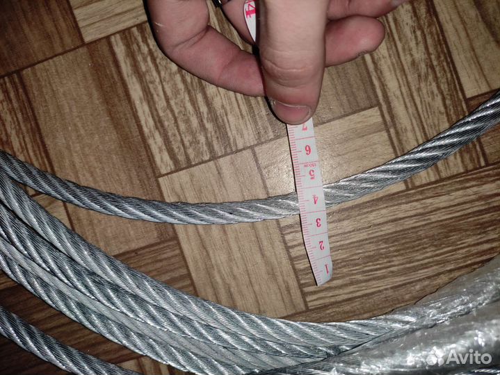 Трос грузовой буксировочный металлический