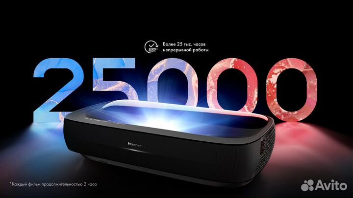 Hisense 120L9H лазерный проектор+экран