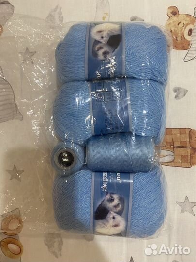 Пряжа пух норки