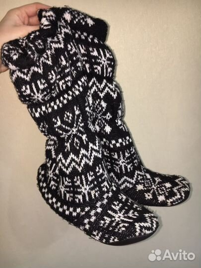 Тапки домашние женские сапоги тапочки сапожки