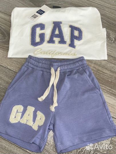 Костюм летний для девочек gap110,116,128