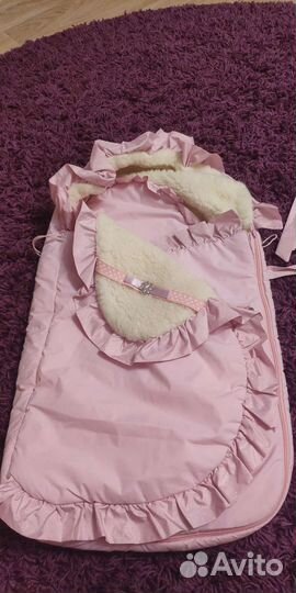 Конверт зимний, на выписку и в коляску