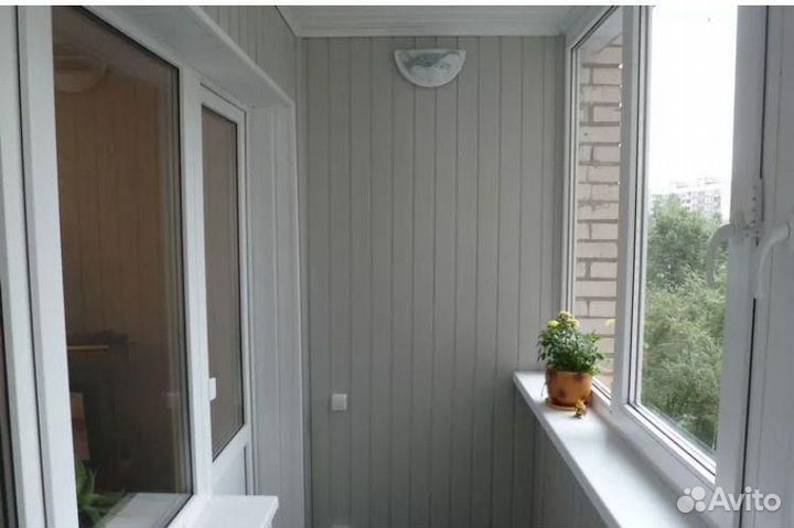 Балкон частично и под ключ