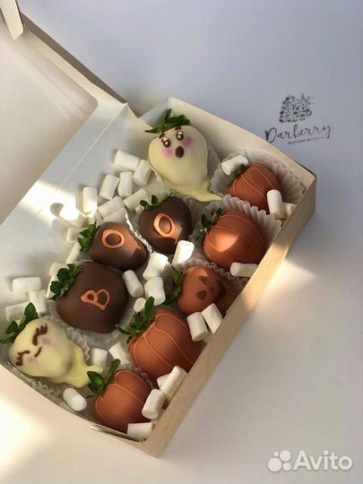 Клубника в шоколаде на хеллоуин