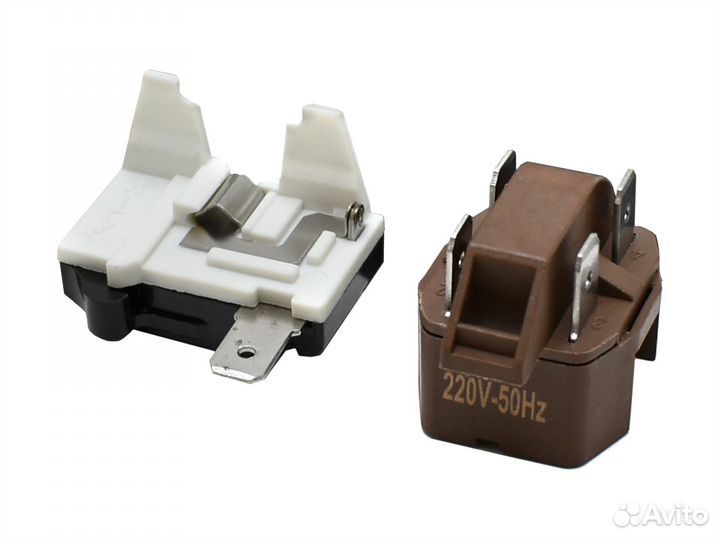 Реле напряжения, пусковое, тепловое холодильника