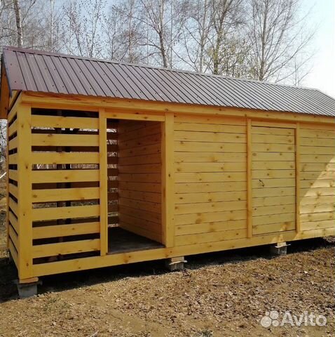 Хозблоки с дровником