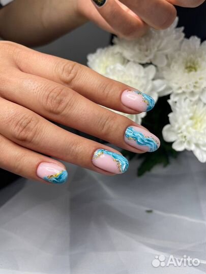 Маникюр с покрытием гель лак