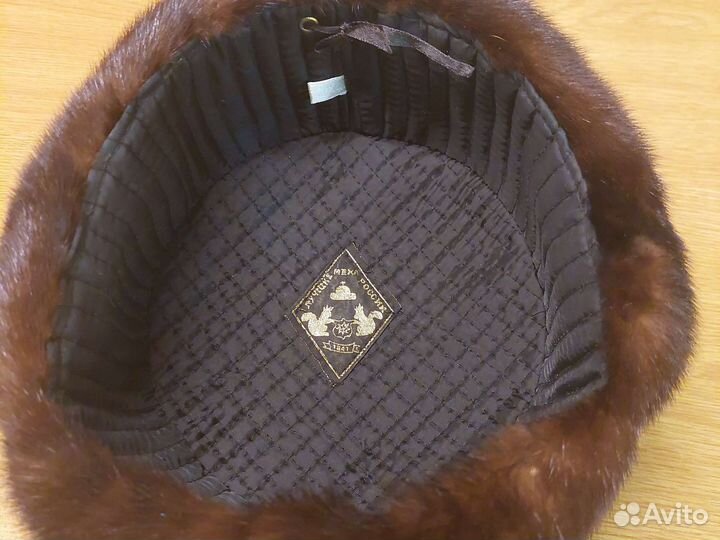 Шапка норковая р.58 см
