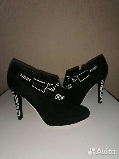 Ботильоны замша 39