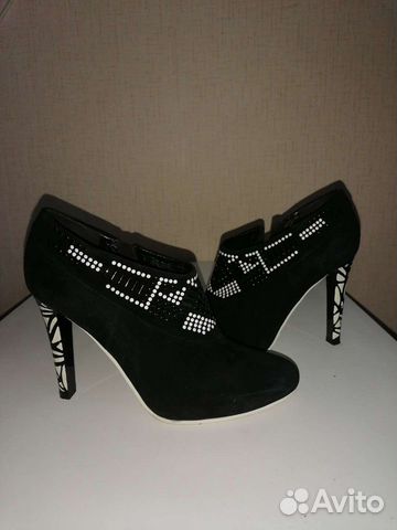 Ботильоны замша 39