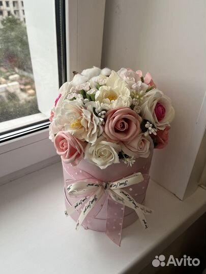 Подарок Букет из мыльных цветов