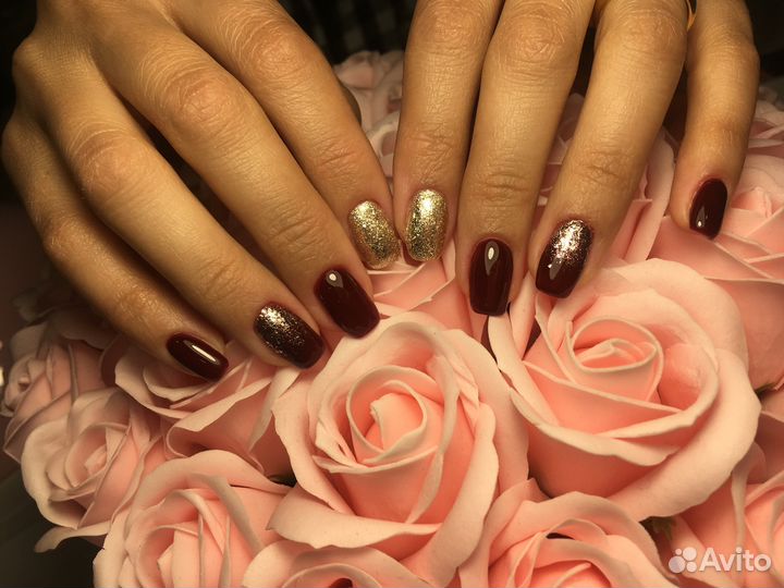 Маникюр с покрытием гель-лаком