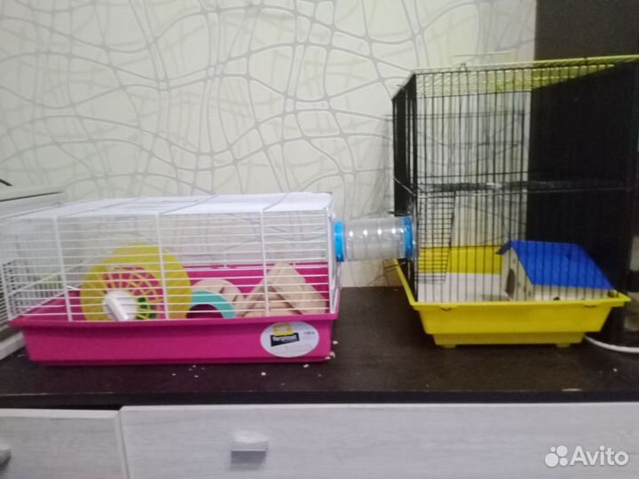 2 Клетки для грызунов