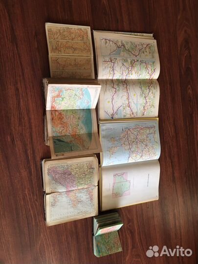 Книги разные, атласы СССР