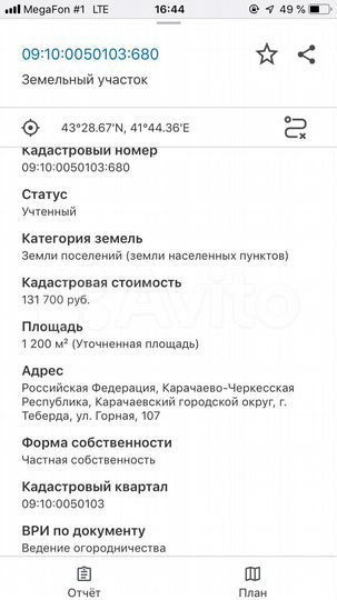 Участок 12 сот. (ИЖС)
