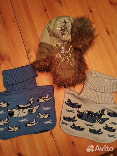 Шапка шлем для мальчика